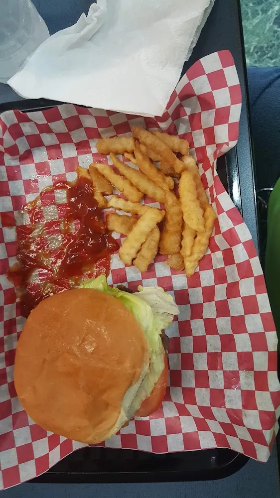 Double Cheeseburger and Fries